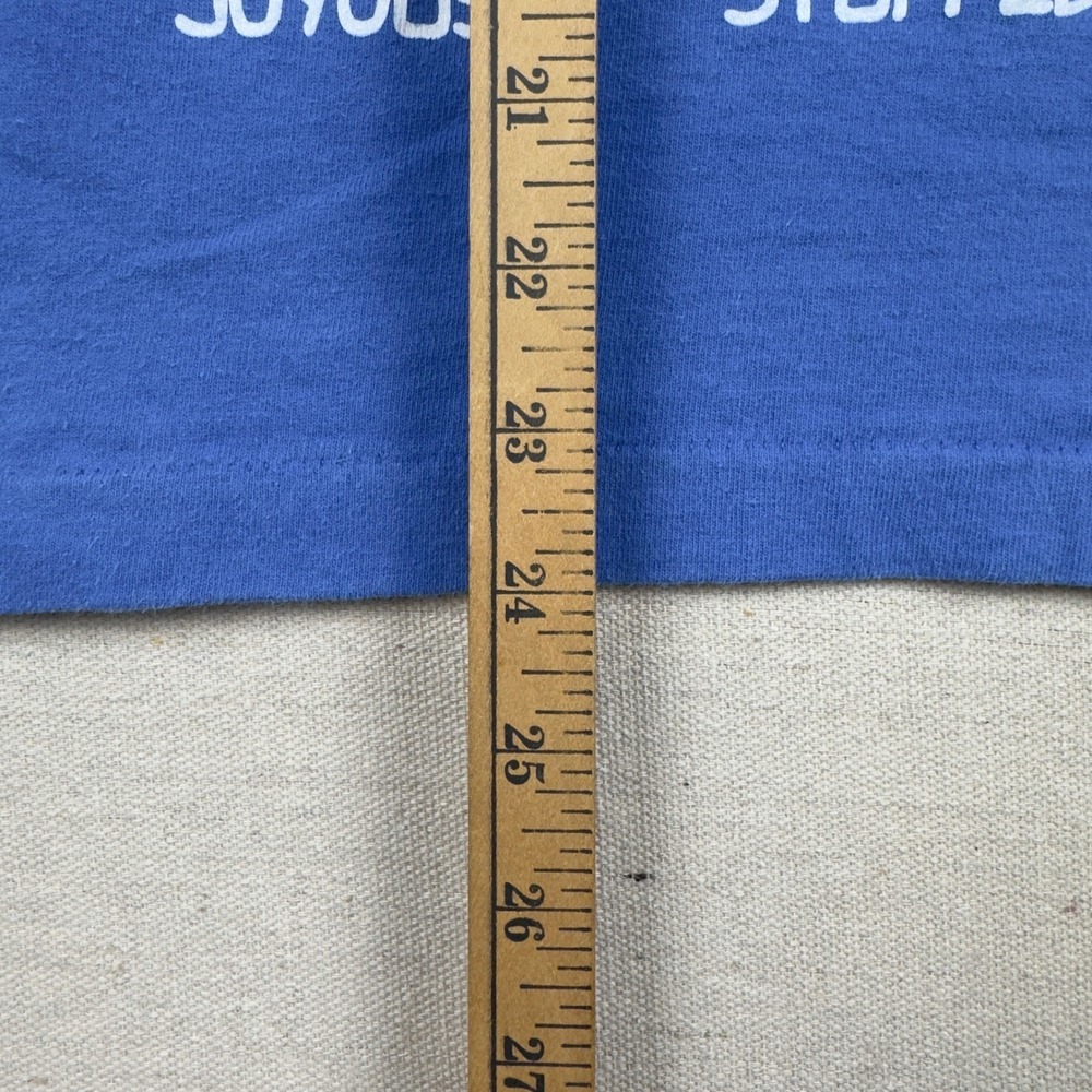 Vtg 1996 Pillsbury Doughboy Graphic T Shirt Size XS/S Blue Made‎ USA Food Promo - Picture 9 of 10